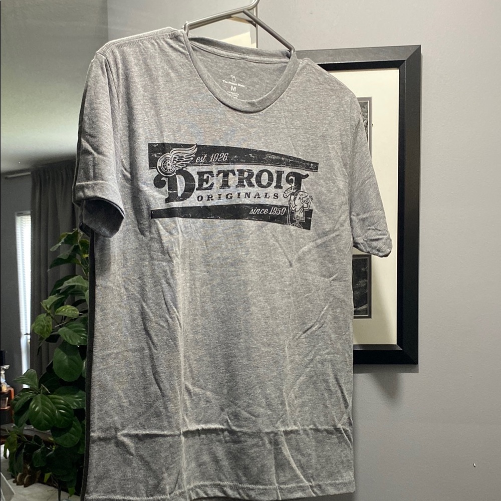 Gray Detroit Originals Soft Short Sleeve Tee